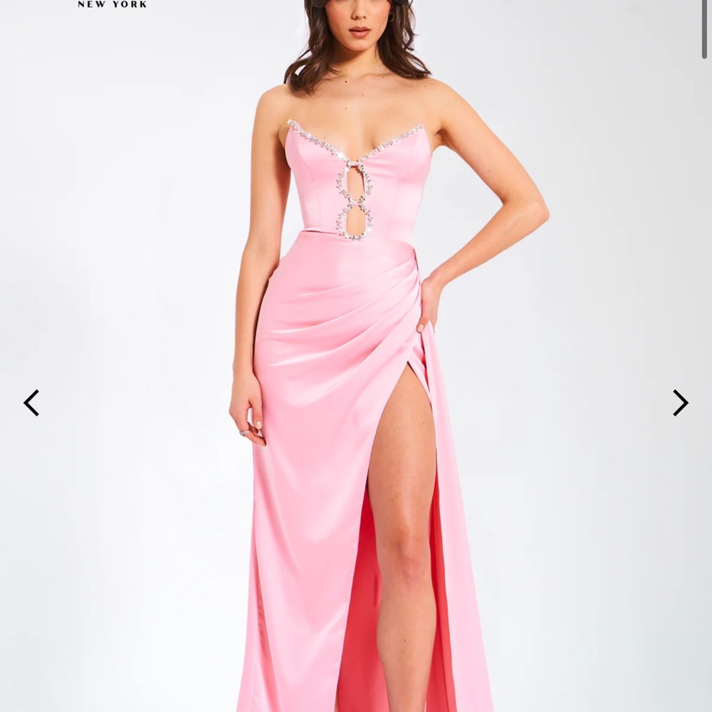 Elegant Pink Evening Gown